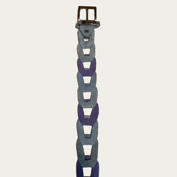 Mudd Blue and Purple Chain-Link Belt - Picture 3 of 9